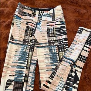 Victoria's Secret Black & White Grid Sports Leggings